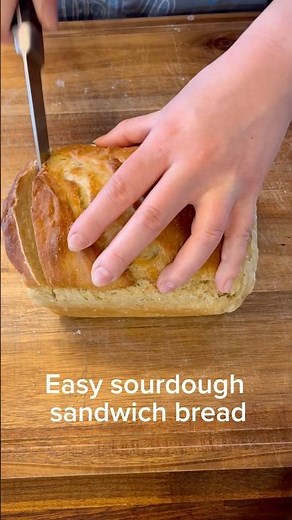 Easy Sourdough Sandwich Bread Recipe | How to Make Sourdough Sandwich Bread