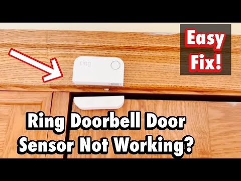 Ring Doorbell Door Sensor Doesn't Chime when Door Opens or Closes? Easy Fix!
