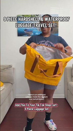 9 piece Travel Luggage Set @uuhluggages