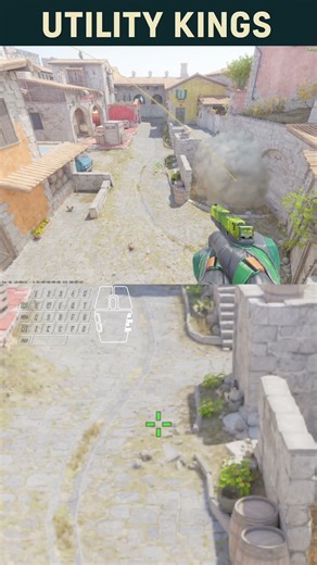 CS2 Inferno A Back Pit smoke from Mid