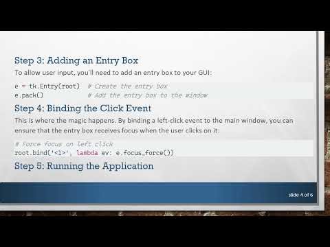 Mastering Tkinter on Raspberry Pi: How to Use overrideredirect While Keeping Entry Box Functionality