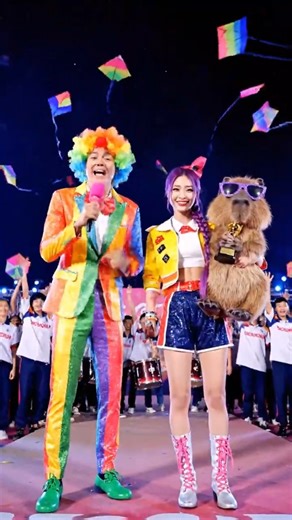 Episode 73: Capybara. Thao helps Capybara in the idol transformation contest #capybara #ohchumchum