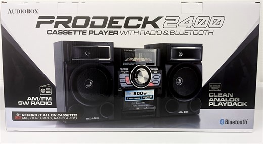 AUDIOBOX PRODECK CASSETTE PLAYER W/ RADI | Cook Brothers