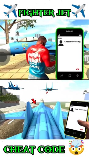 NEW FIGHTER JET ✈️ CHEAT CODE | INDIAN BIKE DRIVING 3D 🔥 #ibd3d #codz