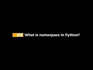 What is namespace in python?