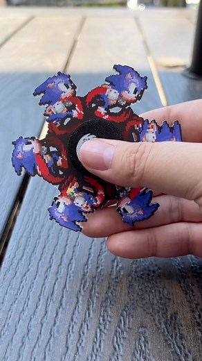 Spinning Top Tom | Premium Fidget Toys on Instagram: "Comment SONIC if you want one and I’ll send you the link! Love this animated fidget spinner! Such a cool nostalgic toy. #sonic #nostalgia #sega"