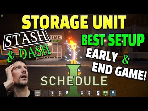 Schedule 1 BEST Storage Unit Setup! Early & End Game Stash Guide
