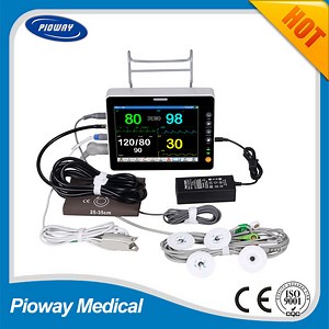 [Hot Item] Portable Multi-Parameter Bedside ICU Patient Monitor, Vital Signs, Cardiac Monitor (PW-405)