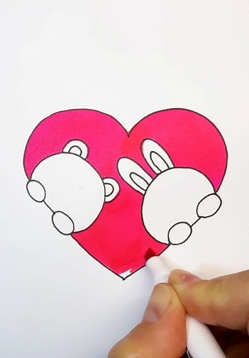 Cute couple drawing😍 #bettertogether #howtodraw #drawing #draw #easydrawing #cute #drawingideas #couple #valentinesday