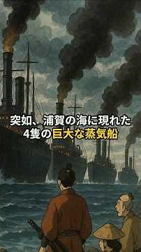 【黒船来航の衝撃】ペリーが江戸を震撼させた日