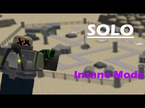 Area 51 on Solo Insane Mode, Tower Defense Simulator