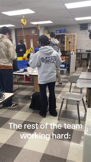 The duality of a FIRST robotics team #fyp #robotics #suffern #relatable #team #newyork #FTC #firsttechchallenge #first