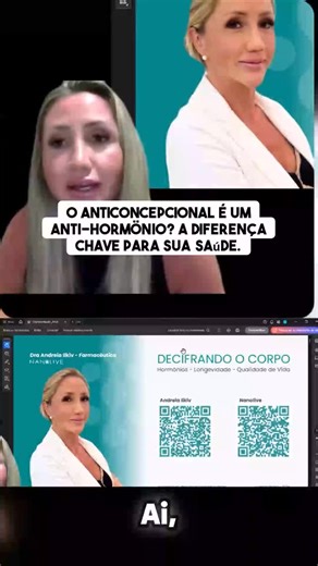 NANOLIVE on Instagram: "VOCÊ TOMA HORMÔNIO OU “ANTI-HORMÔNIO”? 🚫 A verdade é dura: o anticoncepcional não é hormônio. Ele age como uma anti-progesterona, bloqueando a produção natural que te dá libido, queima gordura e saúde. Ao usar a pílula, você ocupa seus receptores com algo que não é idêntico ao que seu corpo precisa, privando-se dos benefícios reais dos seus hormônios. Quer perder o medo e entender como retomar o controle do seu corpo? 🗓️ Dia 07/02 (Sábado), farei um Aulão Exclusivo onde