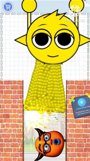 Draw to Simon Sprunki, Draw to smash gameplay, #youtubeshorts #shorts #gaming