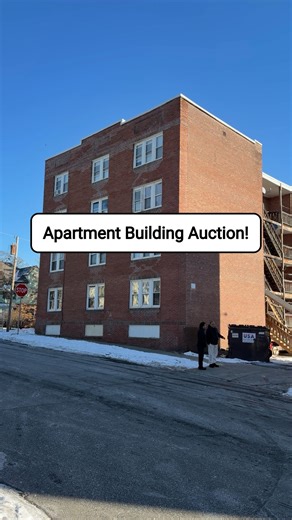 Matt Tortoriello and Kev Shippee on Instagram: "Can we win this apartment building for half price at a foreclosure auction!? Let’s scope the place out and run our numbers! DM us the word “FREE” to access a free guide to the BRRRR method! #foreclosureauction #realestateinvesting #realestateinvestor"