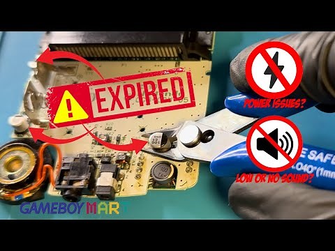 How to replace capacitors on a Game Boy Color (Full 2024 Tutorial)