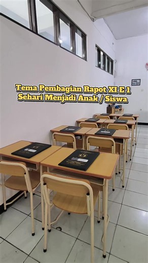 Pembagian Rapot XI E 1 2025/2026 - Sehari Menjadi Siswa