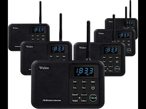 Review: Wuloo Wireless Intercom — 1 Mile Range & 22 Channels!