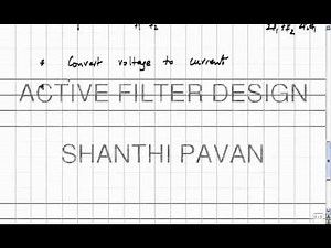 AFD38 - Introduction to Active-RC filters.