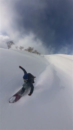 DEEP POWDER SNOWBOARDING at Niseko JAPOW