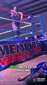 Raven Black slams Xya on the concrete floor! #MemphisWrestling