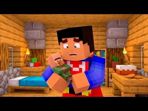 Adoptamos a un BEBÉ ALDEANO en Minecraft