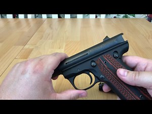 Ruger Mark III 22/45 reassembly