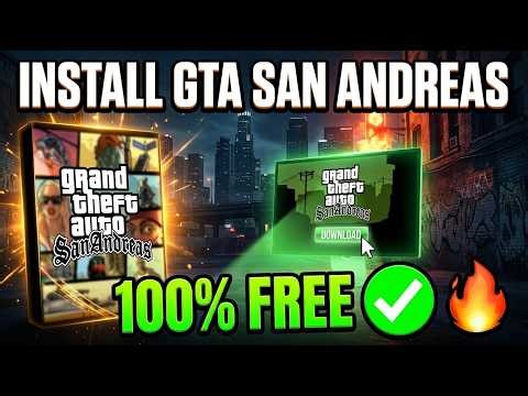 How to install gta san andreas in pc for free || how to download gta san andreas in pc for free