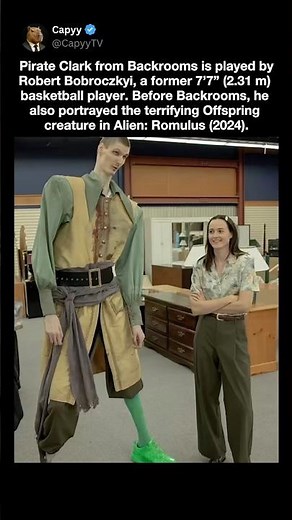 The Backrooms Monster Is Played By a 7’7” Basketball Player 😳