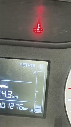 Coolant temperature High Lamp warning light #shorts #overheating