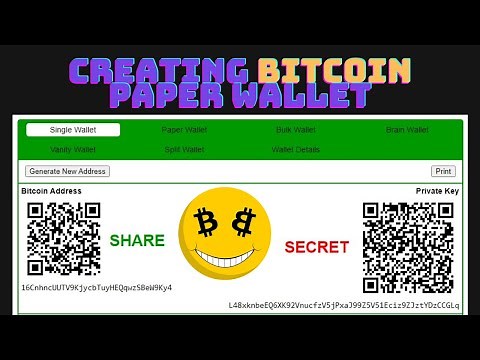 How to Create a Bitcoin Paper Wallet on Bitaddress.org | 2021 Tutorial