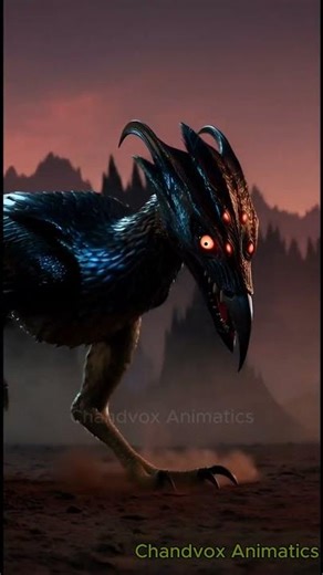 Alien Predator Ambush | Crested Avian Monster Attack