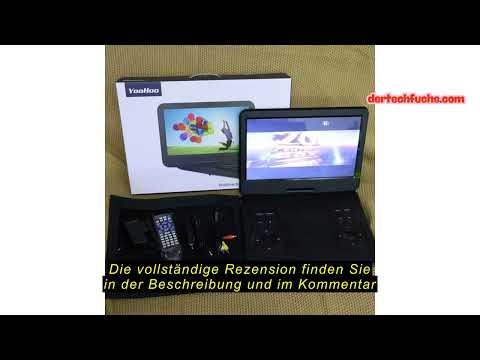 Produktbewertung YOOHOO Tragbarer DVD-Player mit 16,1 Zoll (42,9 cm) (14,1 Zoll) drehbarem Bildschir