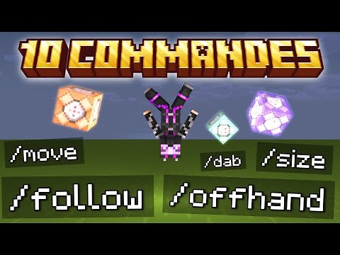 TOP 10 FUN COMMANDS ON MINECRAFT BEDROCK!!! (PS4, XBOX, SWITCH, PC, PE)