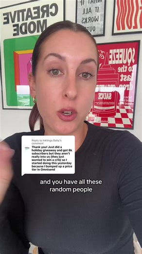 Replying to @Inklings Baby how to weed out random unaligned people from your giveaway. #marketingtips #emailmarketing #emailmarketingstrategy #marketingstrategy