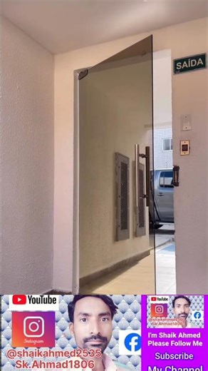 12mm tafan door floor machine fitting /Aluminium sliding window design colour polish #trending #sk