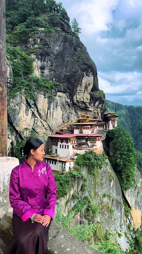 My First Ever Visit To Paro Taktshang💕🌸 #parotaktshangview #bhutan🇧🇹 #happiness