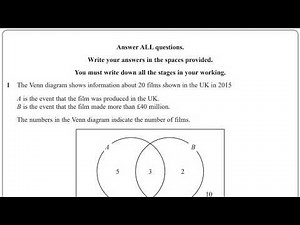 GCSE Statistics Specimen Paper 1 Walkthrough | (Q1-Q2) HIGHER