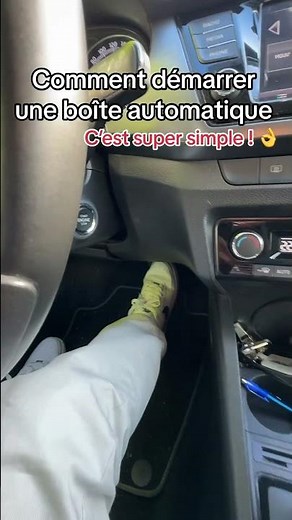 Comment démarrer une boîte automatique ? #autoecole #codedelaroute
