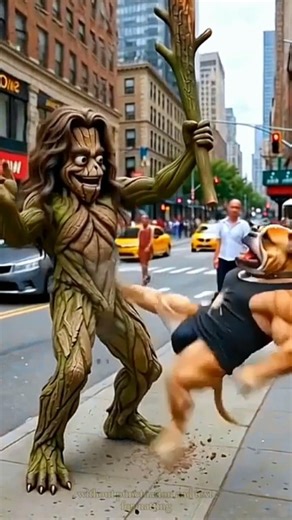 Tree and body builder dog action 🤣😂🤣 #trees #us #uk #dog #usa #us #uk