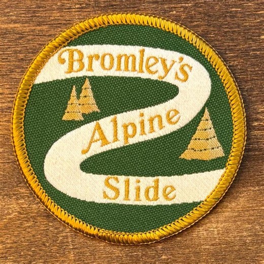 Bromley's Alpine Slide Vintage Vermont Ski Resort Patch - Etsy