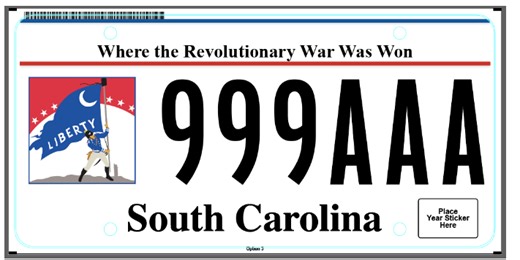 ‘Where the Revolutionary War was won’ new SC license plate design coming in 2026