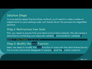 How to Perform Bootstrap Analysis in R