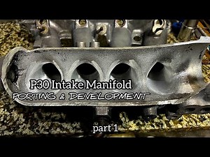 Intake Manifold porting B16a P30 development initial steps