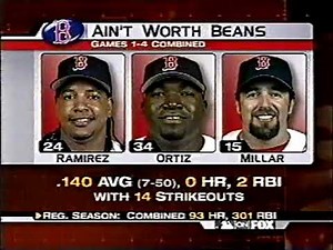 2003 ALDS Game 5 Red Sox at A's