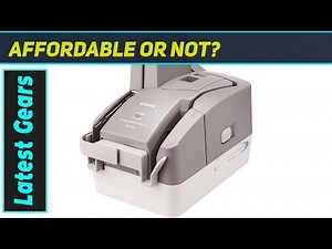 Canon imageFORMULA CR-50: The Essential Check Transport Scanner for RDC