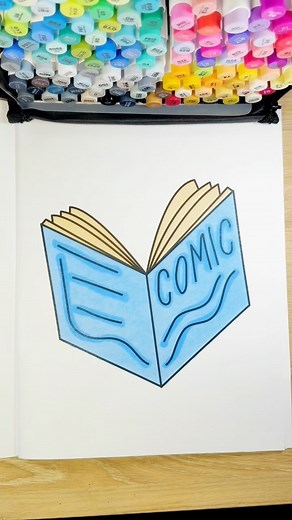 Relax and color! 😊🎨 Comic book 📖 ASMR coloring with markers from my bold and easy coloring books, Simply Sarah Studio books are on Amazon! Coloring… but simple and relaxing! My profile link also has my resources for markers, digital downloads, and more. | Simply Sarah Studio