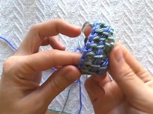 Tunisian Crochet in the Round - Video and Pictures - Kickin Crochet