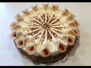 Marzipantorte. Schritt für Schritt mit Rezept.