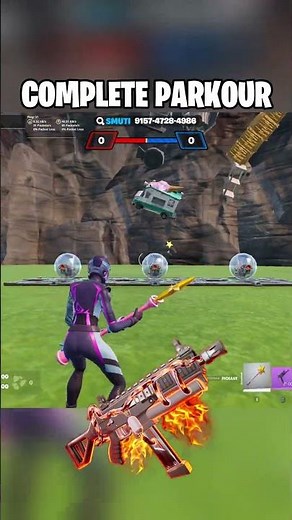 The Nitro SMG Tutorial in Goated Red vs Blue #fortnite #fortnitecreative #redvsblue